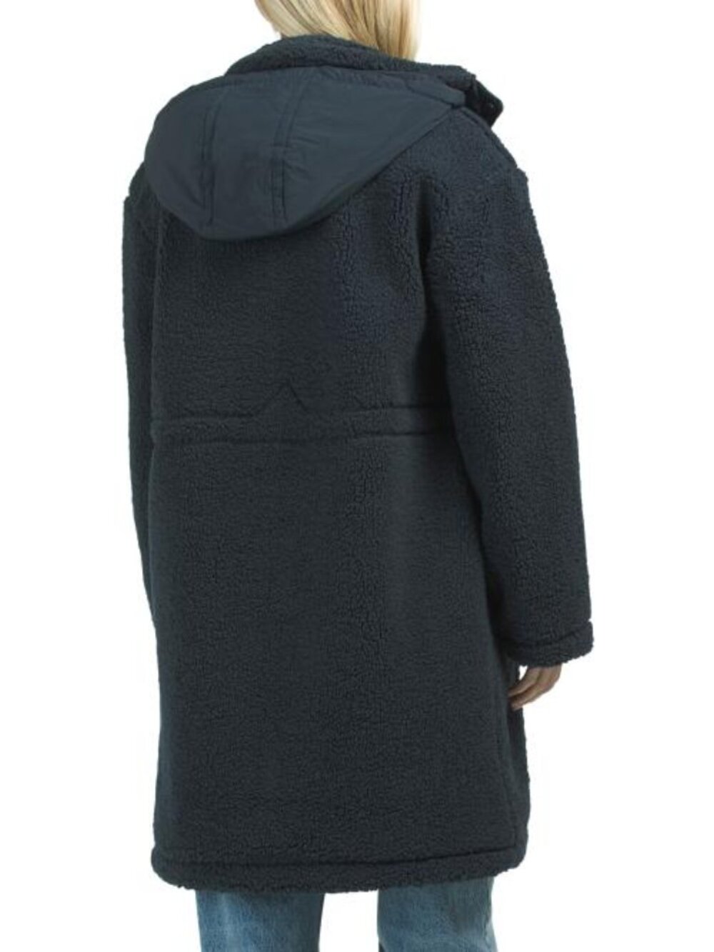 HUNTER Sherpa Longline Mixed Media Active Coat - Picture 2 of 3